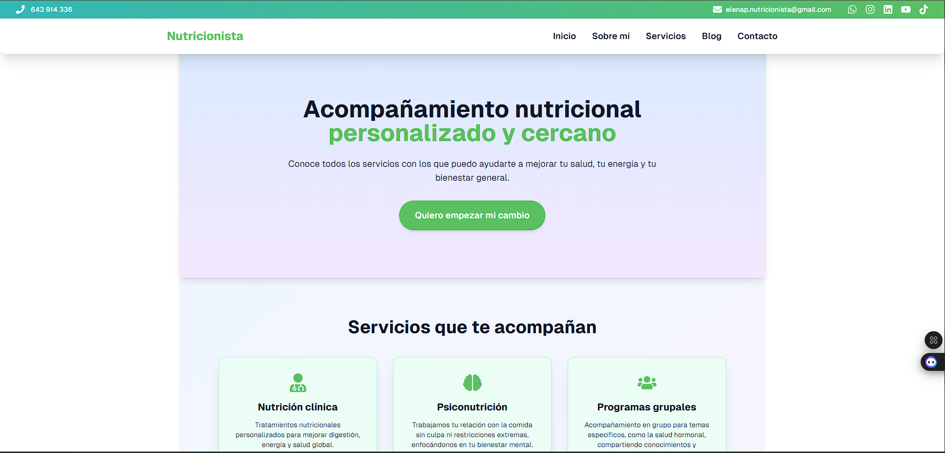 Portal Dashboard y Diseño Limpio
